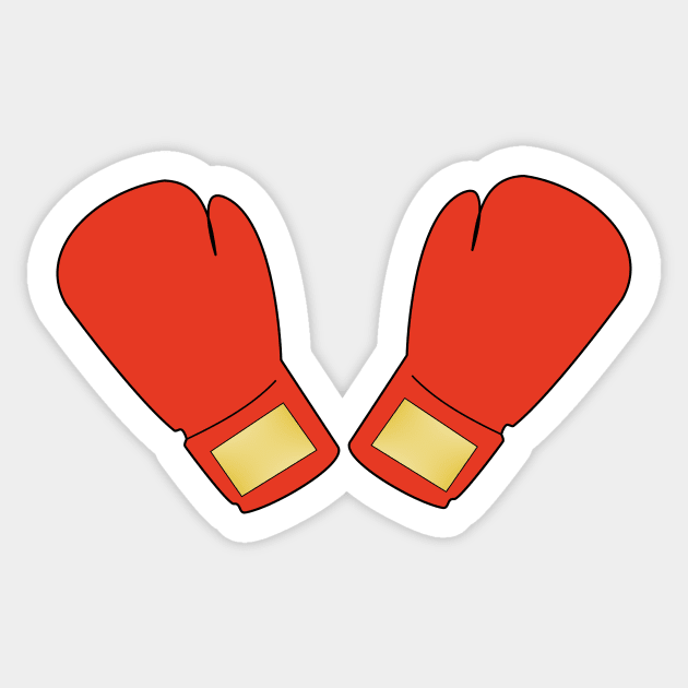 Boxing gloves Sticker by k-creatif